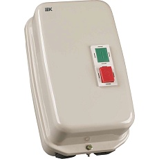 Контактор КМИ49562 95А с индикацией 400В/АС3 IP54 IEK KKM46-095-I-380-00