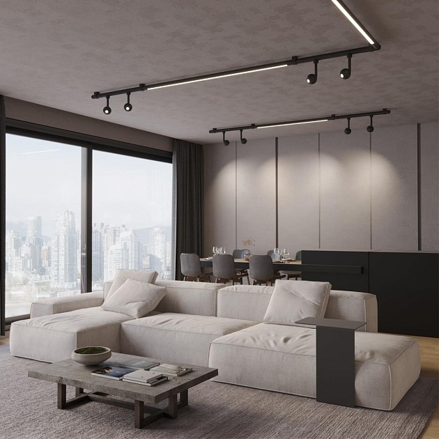 Трековый светодиодный светильник Novotech Konst Glat 359376 Фото № 3