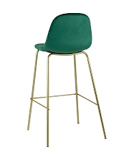 Барный стул Stool Group Валенсия велюр зеленый золотые ножки BC-91003B green HLR-56 3