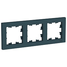 Рамка 3-постовая Systeme Electric AtlasDesign изумруд ATN000803
