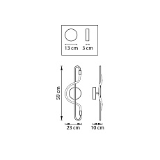Бра Corinto Lightstar 637653 1