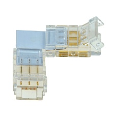 Соединитель угловой 10мм для ленты CCT SMD ленты шириной 8 мм Feron LD172 52003 4