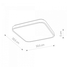 Потолочный светодиодный светильник Nowodvorski Agnes Square Led 8108 1