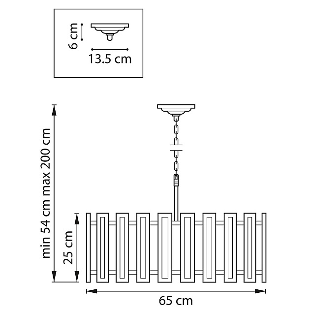 Подвесная люстра Lightstar Agave 712064 изображение 2 Подвесная люстра Lightstar Agave 712064 Фото № 2