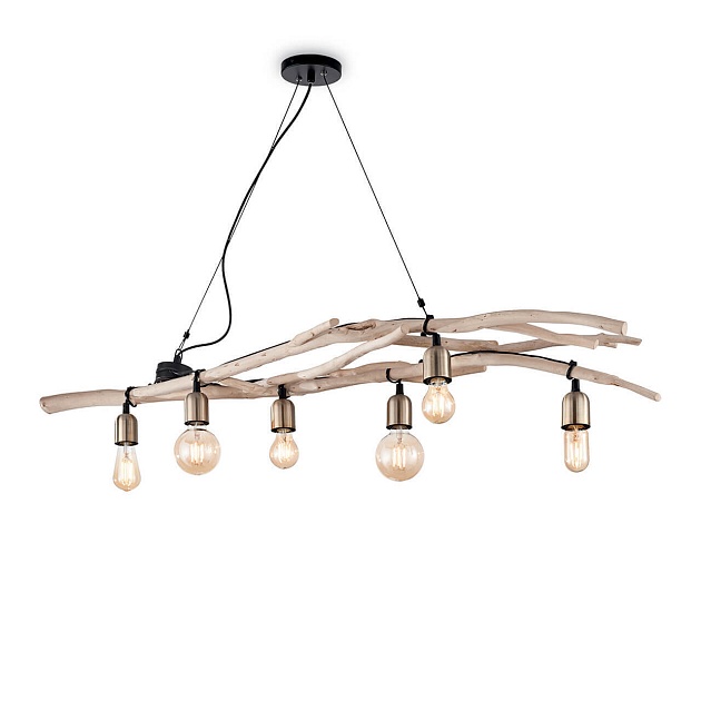 Подвесная люстра Ideal Lux Driftwood SP6 180922 изображение 1 Подвесная люстра Ideal Lux Driftwood SP6 180922 Фото № 1