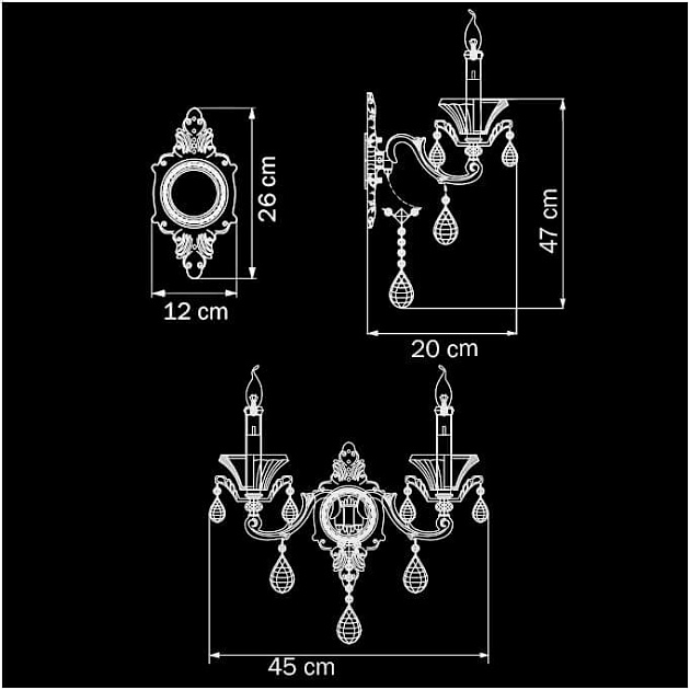 Бра Osgona Ampollo 786622 изображение 2 Бра Osgona Ampollo 786622 Фото № 2