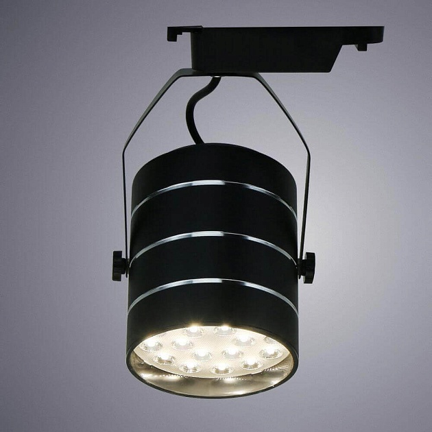 Трековый светодиодный светильник Arte Lamp Cinto A2718PL-1BK изображение 2 Трековый светодиодный светильник Arte Lamp Cinto A2718PL-1BK Фото № 2