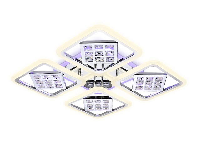 Потолочная светодиодная люстра Ambrella light Ice FA288 Фото № 1
