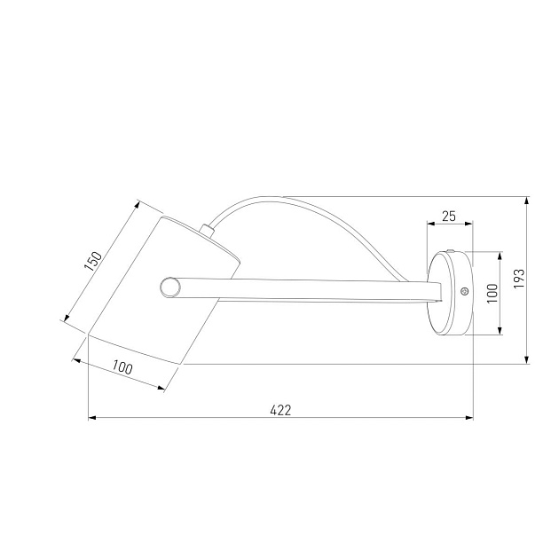 Спот Eurosvet Italio 20092/1 черный/античная бронза Фото № 2