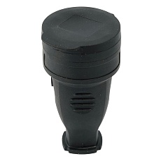 Розетка переносная 2P+PE Stekker Одри с крышкой черный RST16-21-44 32751 5