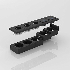 Коробка для накладного монтажа Werkel черный W8000008 4690389170850 2