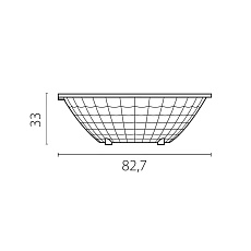 Сменная оптика 36G к 2154хх max 35W Lightstar Alta Base 215403 1