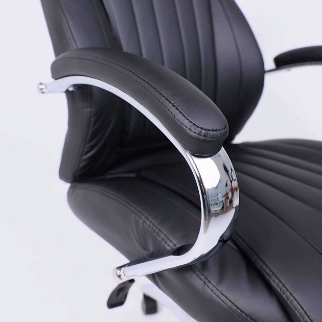 Кресло руководителя AksHome Mastif натуральная кожа, черный 95531 фото 5