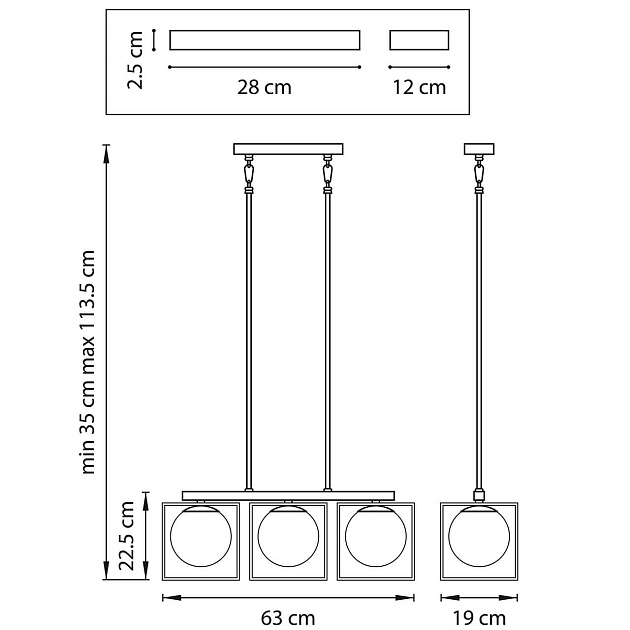 Подвесная люстра Lightstar Gabbia 732137 Фото № 5