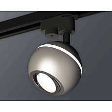 Комплект трекового светильника Ambrella light Track System XT1103002 SSL/PSL серебро песок/серебро полированное (A2521, C1103, N7003) 2