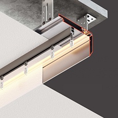 Профиль Flexy для изготовления прямых ниш для штор 11263 STANDART01 60 LED 2