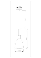 Подвесной светильник Moderli Toni V10649-1P 1