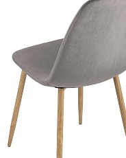Кухонный стул Stool Group Валенсия велюр серый DC-93025H HLR-24 2