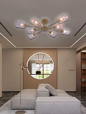 Потолочная люстра Rivoli Gill 9188-308 Б0070148 5