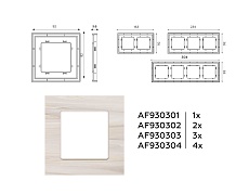Рамка AMBRELLA VOLT AF930302 3