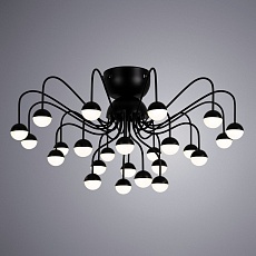 Потолочная светодиодная люстра Arte Lamp Dexter A3619PL-24BK 3