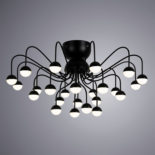 Потолочная светодиодная люстра Arte Lamp Dexter A3619PL-24BK Фото № 4