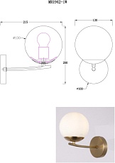 Бра MyFar Aerton MR1942-1W 1