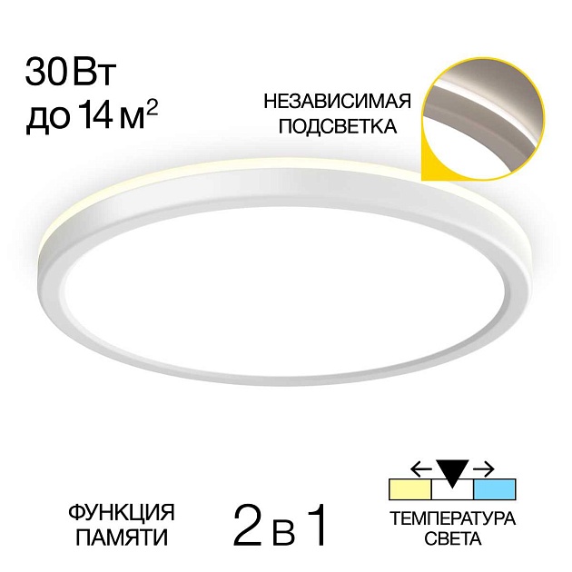 Потолочный светодиодный светильник Citilux Basic Line CL738240VL изображение 1 Потолочный светодиодный светильник Citilux Basic Line CL738240VL Фото № 1