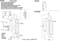 Бра Crystal Lux Tomas AP1 Brass 4