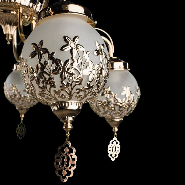 Потолочная люстра Arte Lamp Moroccana A4552PL-8GO Фото № 5