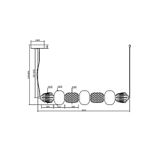 Подвесной светодиодный светильник Maytoni Pattern MOD267PL-L42CH3K 5