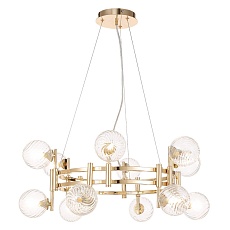 Подвесная люстра Crystal Lux Luxury SP12 Gold 2