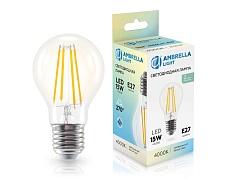 Лампа светодиодная Лон A60 15W 4000K Ambrella light Bulding 601514 2
