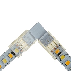 Соединитель угловой 10мм для ленты CCT SMD ленты шириной 8 мм Feron LD172 52003 5