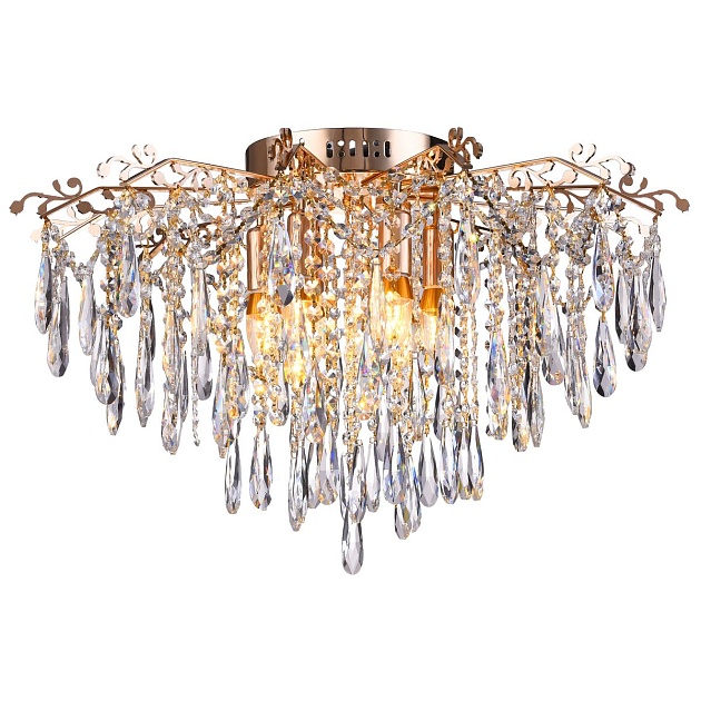 Потолочная люстра Natali Kovaltseva Venere 81432/6C Gold изображение 1 Потолочная люстра Natali Kovaltseva Venere 81432/6C Gold Фото № 1