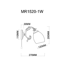 Бра MyFar Biene MR1520-1W 1