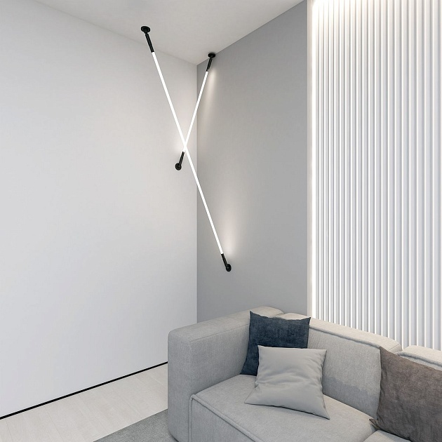 Настенно-потолочный светодиодный светильник Denkirs Flex DK7502-BK изображение 4 Настенно-потолочный светодиодный светильник Denkirs Flex DK7502-BK Фото № 4