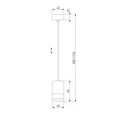 Подвесной светодиодный светильник Eurosvet Piccolo 50248/1 LED белый 3