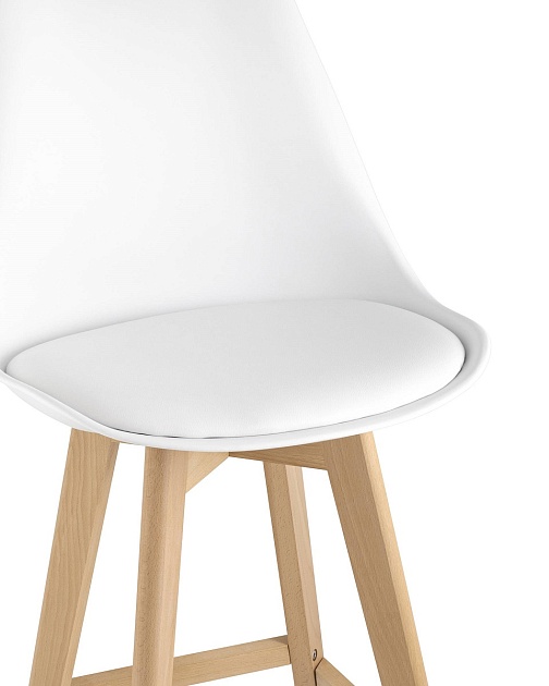 Барный стул Stool Group Frankfurt белый Y815A-75CM white изображение 6 Барный стул Stool Group Frankfurt белый Y815A-75CM white Фото № 6