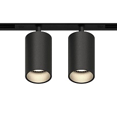 GRAFFIT Трековый светильник TWIN-SPOT LED 48В 2x10Вт 3000К CRI90 36° NO-DIM угольно-черный 1