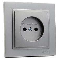 Розетка Mono Electric Despina антрацит 102-242422-116
