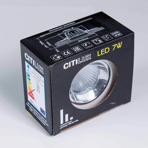 Встраиваемый светодиодный светильник Citilux Альфа CLD001KNW1 фото 4