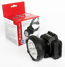 Налобный светодиодный фонарь Ultraflash Headlite аккумуляторный 90х75 30 лм LED5362 11256 5