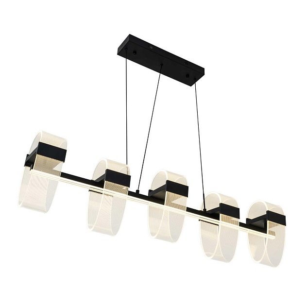 Подвесной cветильник LED4U L7708-1200 BK Фото № 1