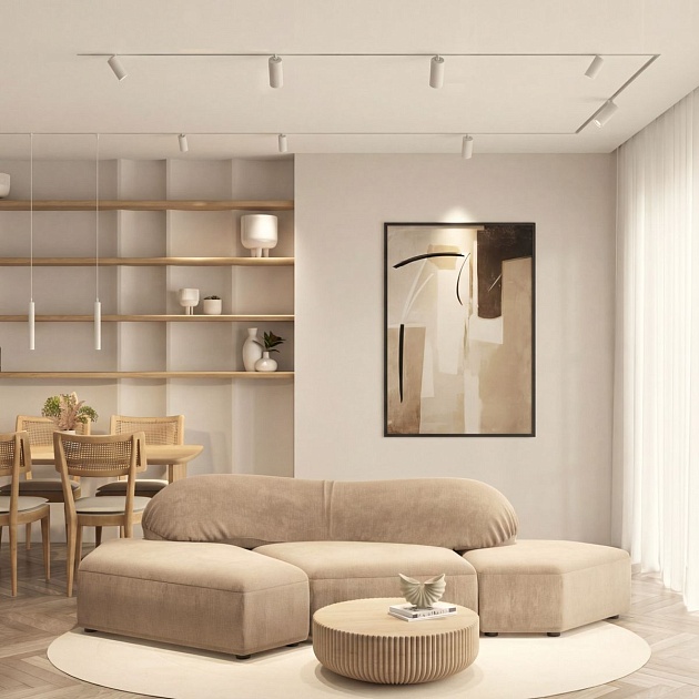 Трековый светодиодный светильник Denkirs Simple Spot DK8108-WH Фото № 4