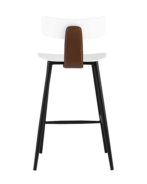 Полубарный стул Stool Group ANT пластиковый белый 8333A white изображение 4 Полубарный стул Stool Group ANT пластиковый белый 8333A white Фото № 4