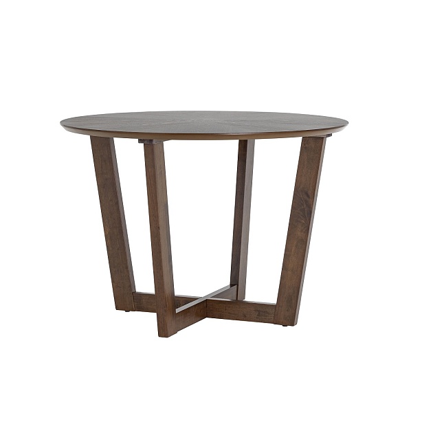Кухонный стол Stool Group Kay D110 массив гевеи, орех УТ000004681 Фото № 1