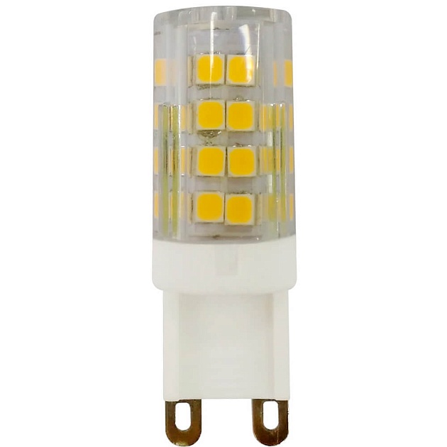 Лампа светодиодная ЭРА G9 5W 4000K прозрачная LED JCD-5W-CER-840-G9 Б0027864 фото 