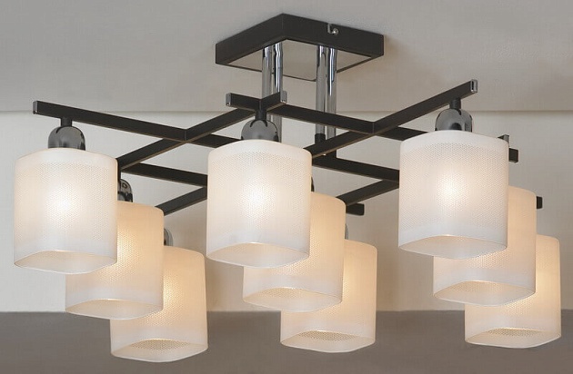 Потолочная люстра Lussole Costanzo LSL-9007-09 изображение 2 Потолочная люстра Lussole Costanzo LSL-9007-09 Фото № 2