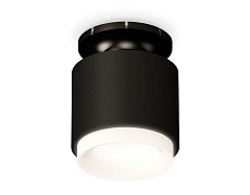 Комплект накладного светильника Ambrella light Techno Spot XS7511064 SBK/PBK/FR черный песок/черный полированный/белый матовый (N7926, C7511, N7165)